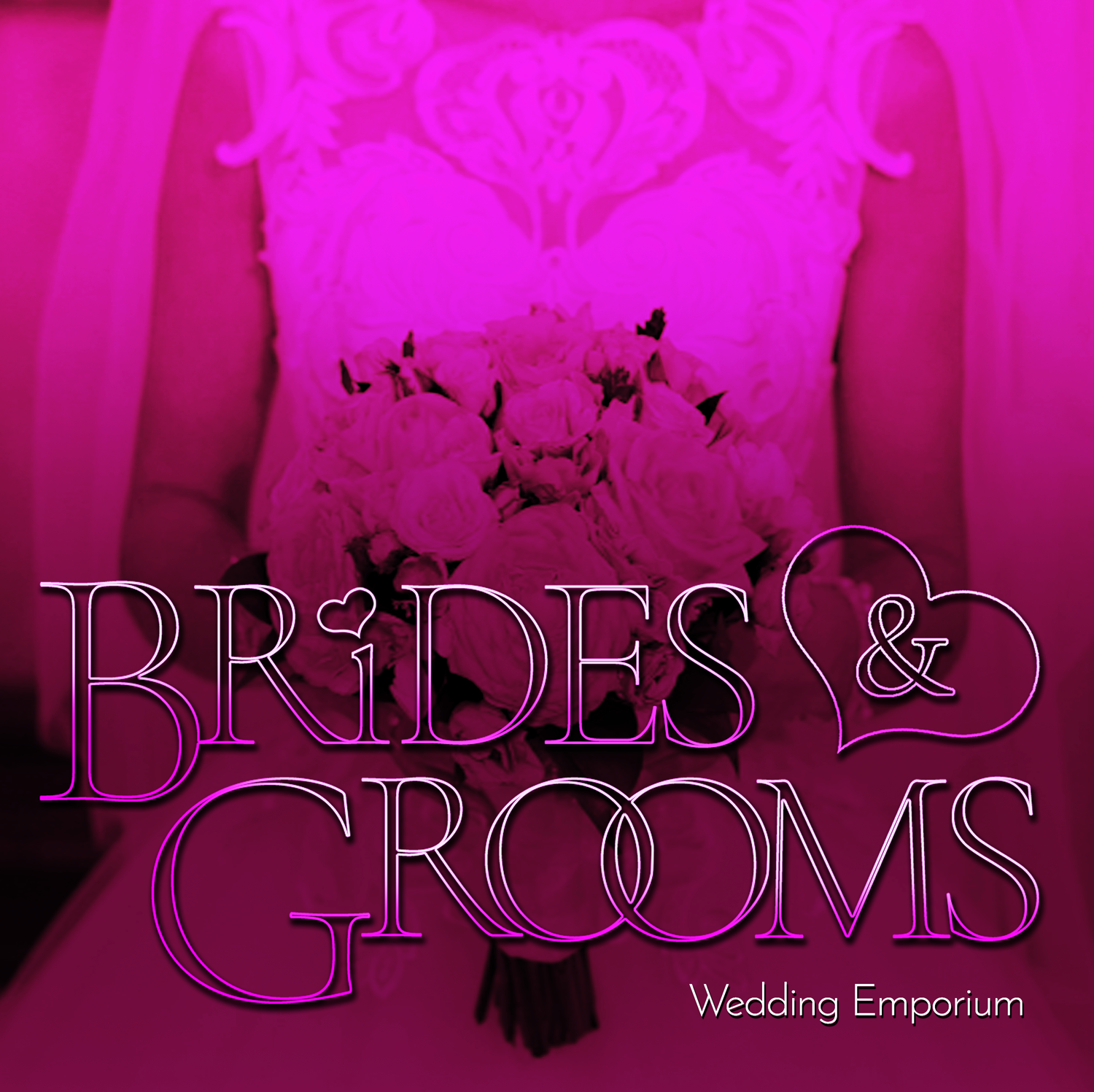 Brides & Grooms Wedding Emporium Wedding Retail advertising design concept by OptGraphics